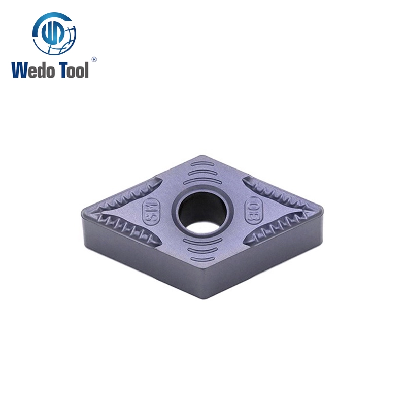 Cuir a-steach tionndadh carbide tungsten CNC, gearradair tionndaidh, cuir a-steach DNMG, DNMG150404